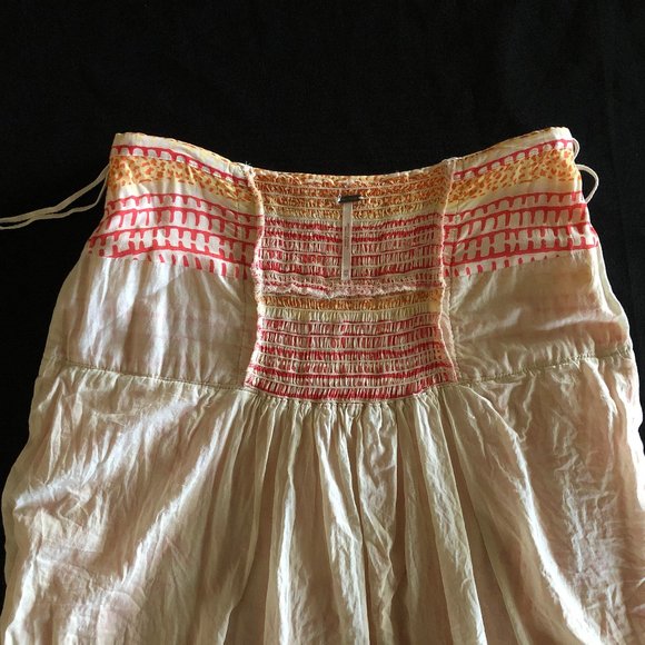 Rare Free People Squared Off Convertible Printed Maxi Skirt & Dress Sz S - Picture 13 of 16